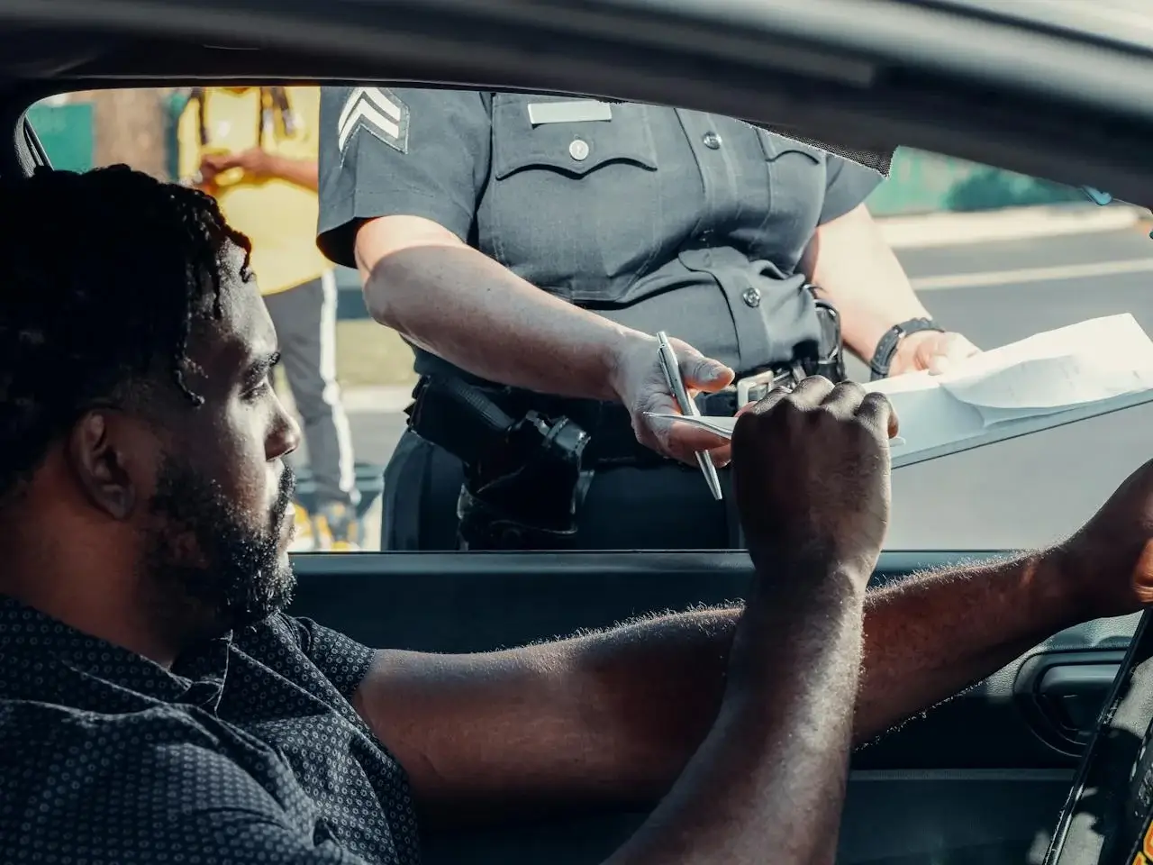 traffic violations and drug offense